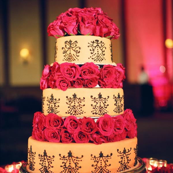 Moroccan Themed Wedding Cake